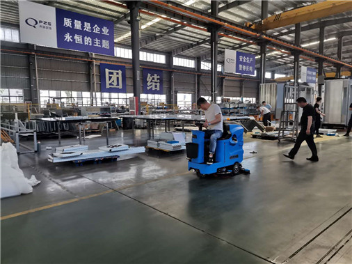 What faults will the ride-on floor scrubber encounter during use?