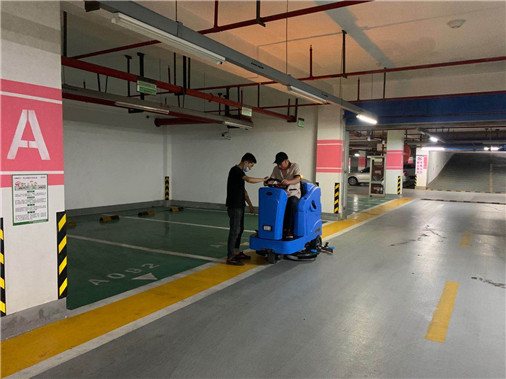 The wonderful use of floor scrubbers in Taicang Community, Suzhou