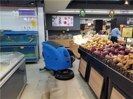 What kind of floor washing machine is suitable for supermarkets in Huzhou City, Zhejiang Province?