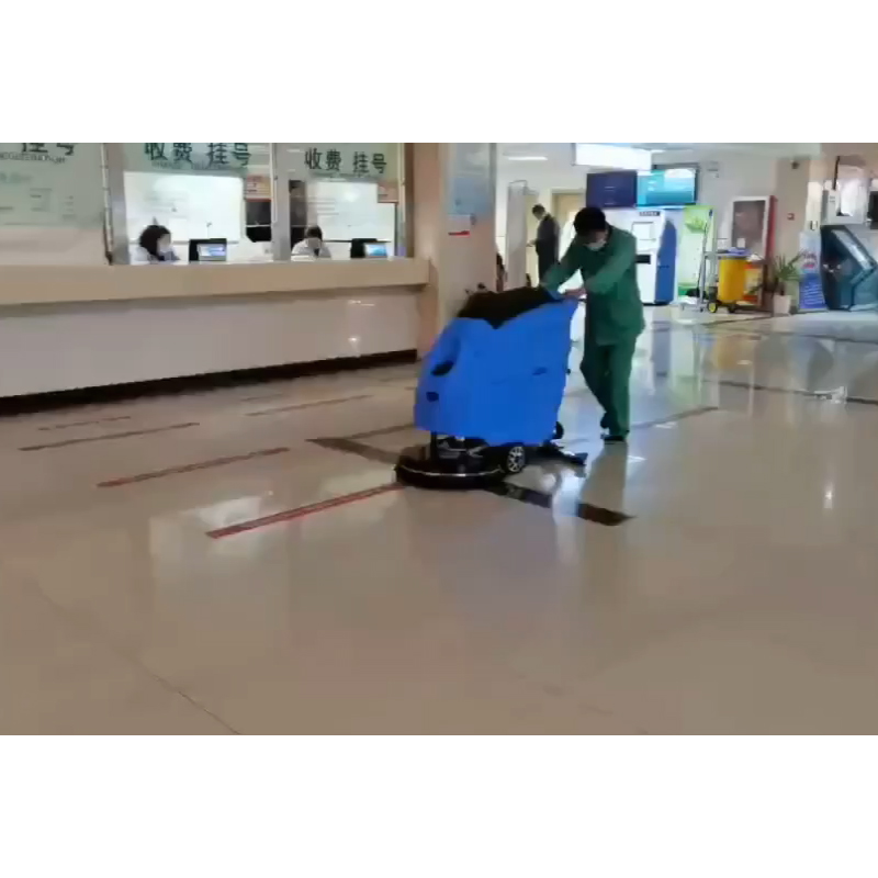 Several types of hospital floor scrubbers to choose from