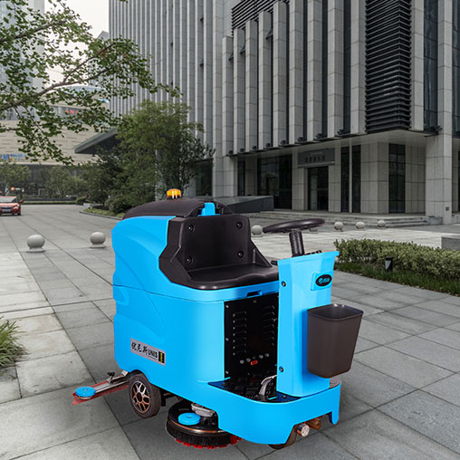 Square floor washing machine