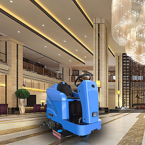 Hotel floor washing machine