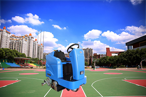 Application of Haian floor washing machine in school floor cleaning