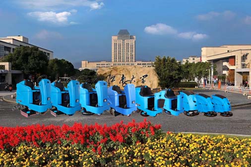 Wuxi floor washing machine is a magical tool for school cleaning