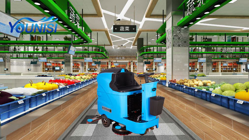 Jiangyin floor washing machine is the favorite for floor cleaning in farmers’ markets