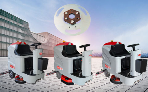What are the benefits of using soft connections for YOUNISI industrial floor scrubbers?