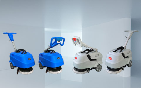 Introduction of small hand push floor scrubber L350B