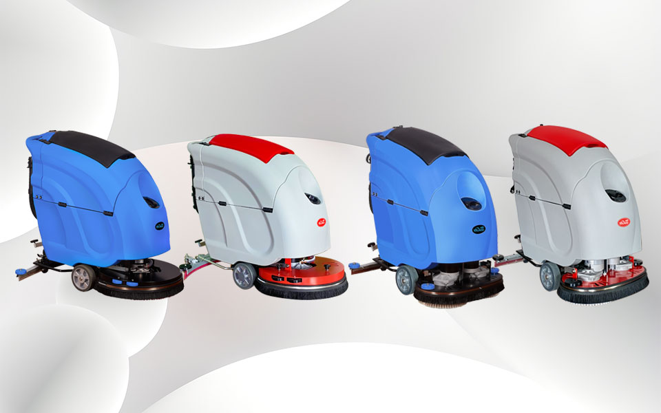 Walk-behind floor scrubber is the best choice for places with an area of 500-2000 square meters.